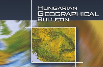 Megjelent Hilbert Bálint új írása a Hungarian Geographical Bulletinben