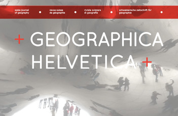James Clifford Viloria's study in the Geographica Helvetica