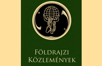 Siel Defrancq, Gyuris Ferenc és Tóth Imre Ádám cikkei a Földrajzi Közleményekben